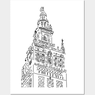 La Giralda | Giralda Tower | Seville | Seville Spain | Monuments | Spanis traditions | Traveling | Travel Posters and Art